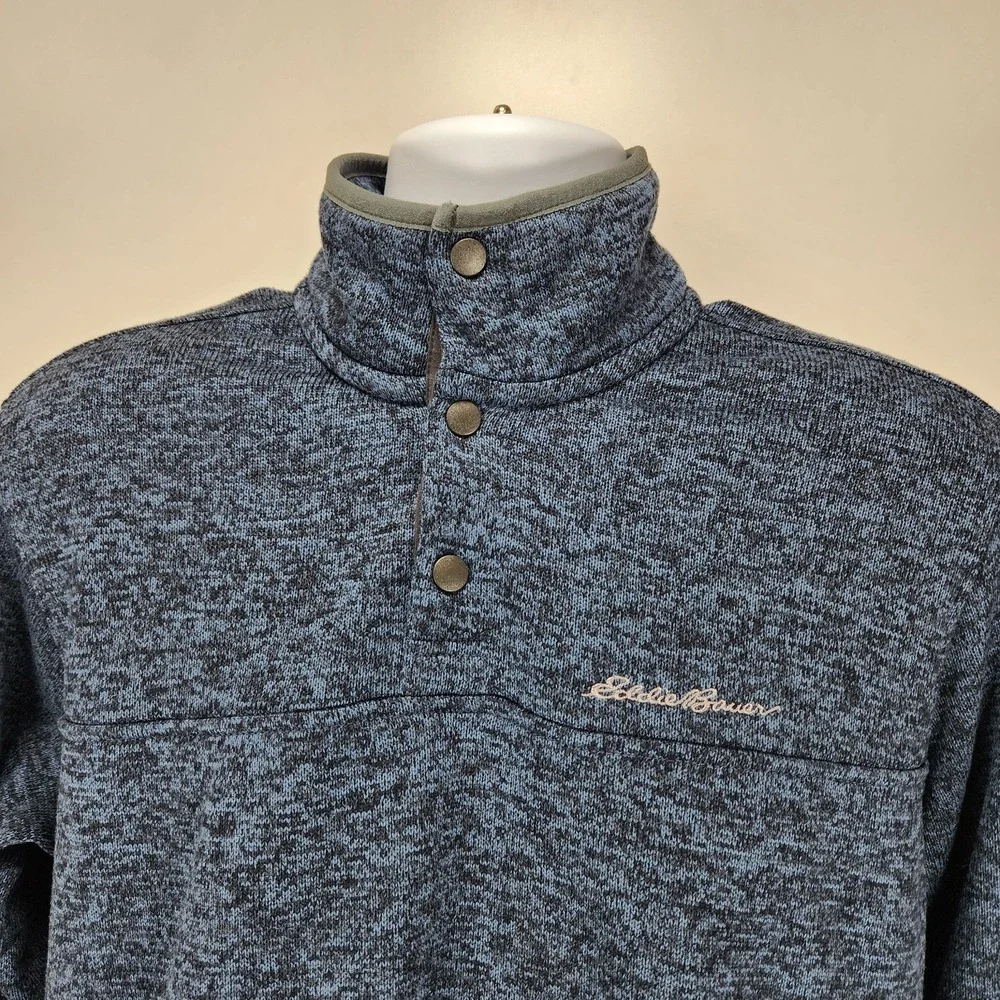 Eddie Bauer Fleece Lined‎ Mid-Weight Pullover Sweatshirt Men's Size L